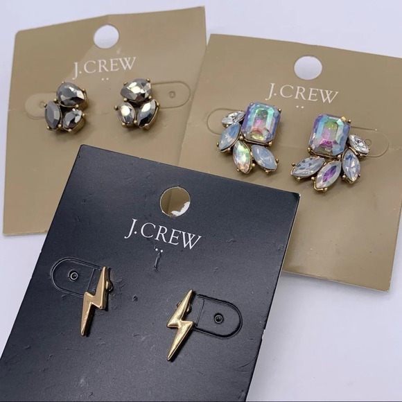 J. Crew Earrings Lot of Three Pair NWT - Picture 1 of 5